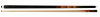 Бильярдный кий для русского бильярда Метеор венский запил, двухсоставной (черный граб, падук, лимонник)