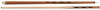 Бильярдный кий для русского бильярда Китс (сапелли, лимон, черный граб), 15 запилов, двухсоставной